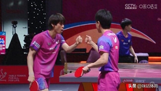 日本男双时隔64年再夺世乒赛冠军